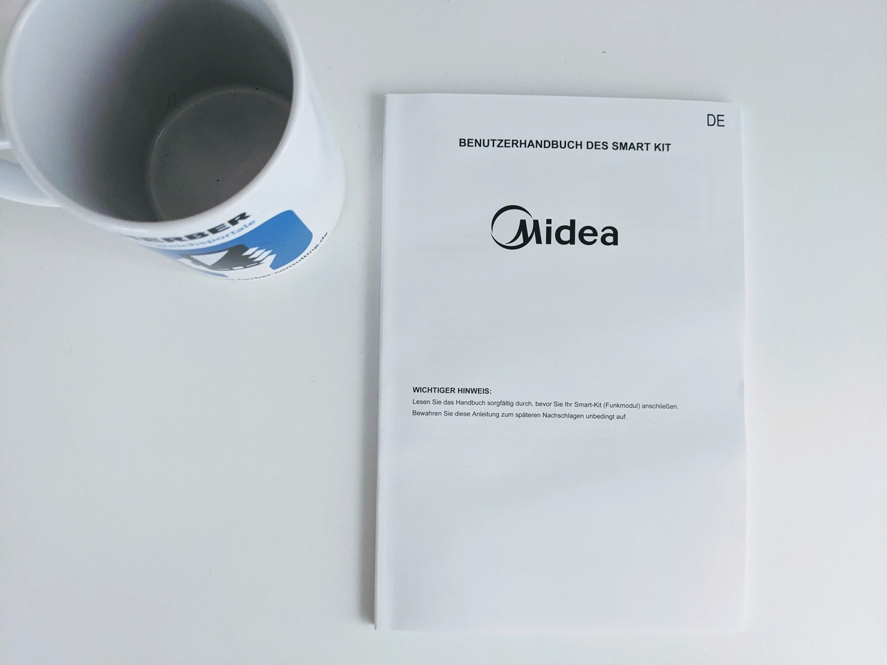 Midea DF-20DEN7-WF: Die im Lieferumfang enthaltene Smart Kit Anleitung