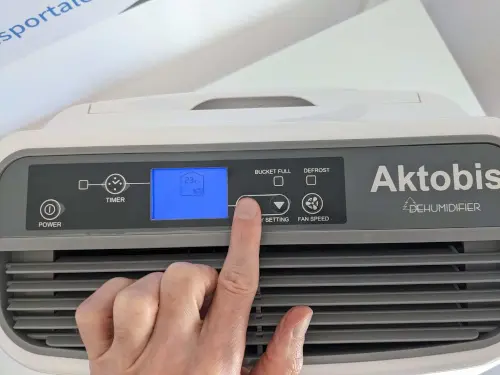 Geräteoberseite mit Bedienblende